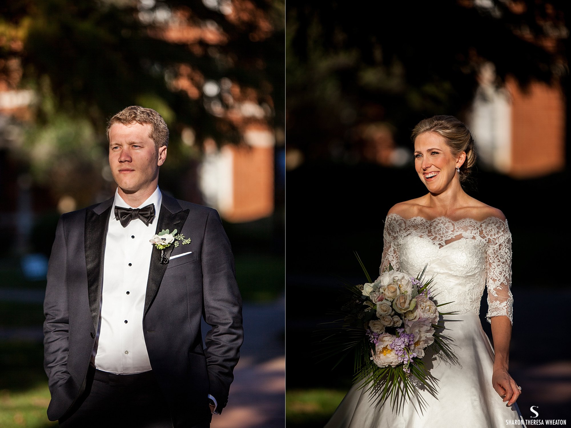 Fall Wedding at Agnes Scott College Sharon Theresa Wheaton
